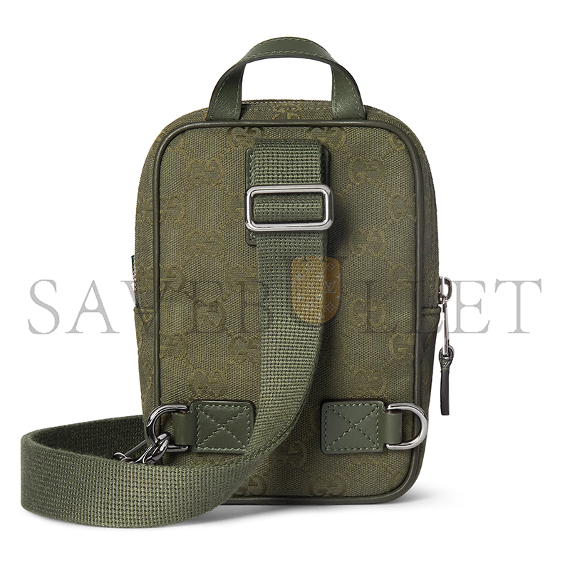 GUCCI GG CANVAS MINI SLINGBAG ‎834258 (12.5*17.5*4cm)